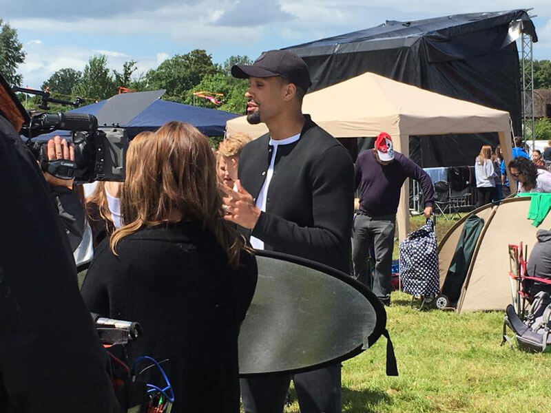 Ashley Banjo at Lowde Fest